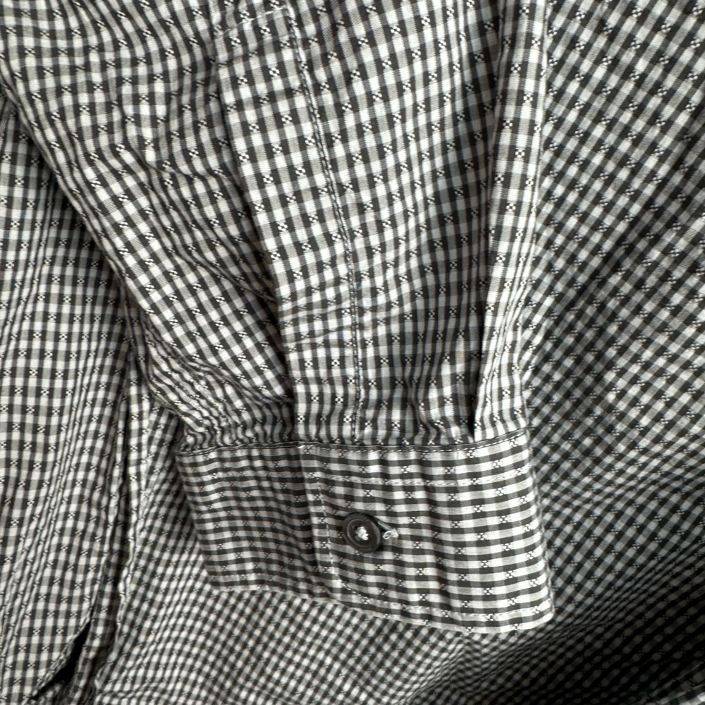 Hugo Boss Men's Regular Fit Lorenzo Button Down Shirt Black and Gray Size XL - Picture 2 of 8
